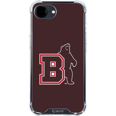 Brown University Bears Logo iPhone 16e Clear Case