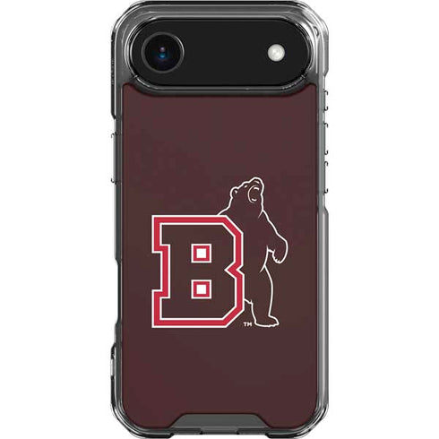 Brown University Bears Logo iPhone 17 Air Clear Case