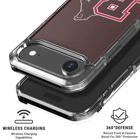 Brown University Bears Logo iPhone 17 Air Clear Case
