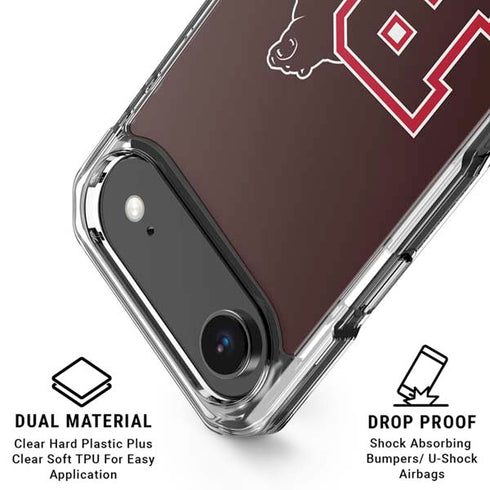 Brown University Bears Logo iPhone 17 Air Clear Case