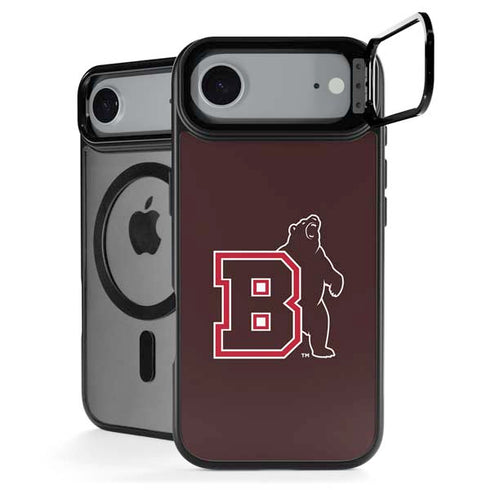 Brown University Bears Logo iPhone 17 Air Kickstand Case