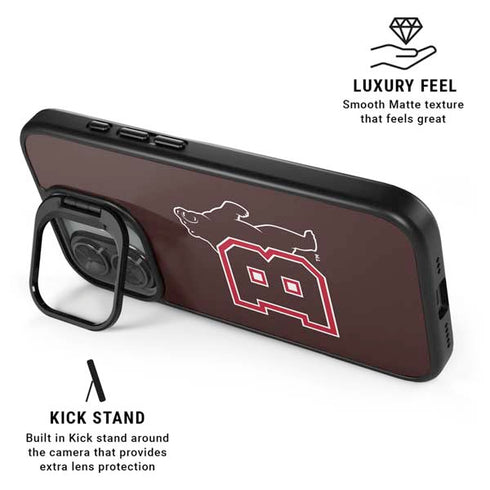 Brown University Bears Logo iPhone 17 Kickstand Case