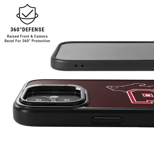 Brown University Bears Logo iPhone 17 Kickstand Case