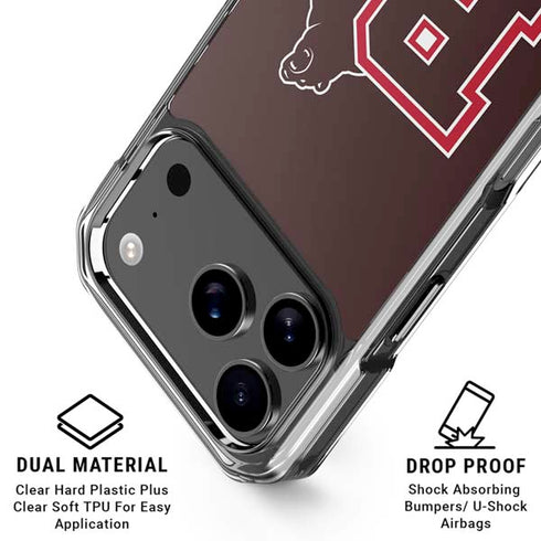 Brown University Bears Logo iPhone 17 Pro Clear Case