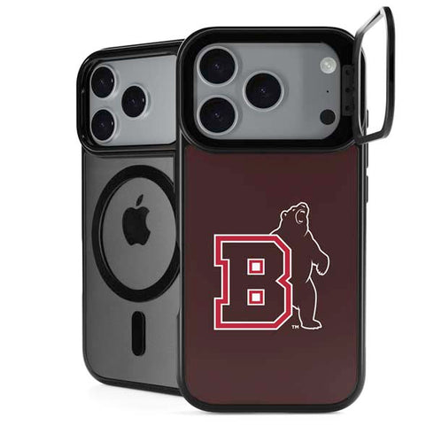 Brown University Bears Logo iPhone 18 Pro Max Kickstand Case