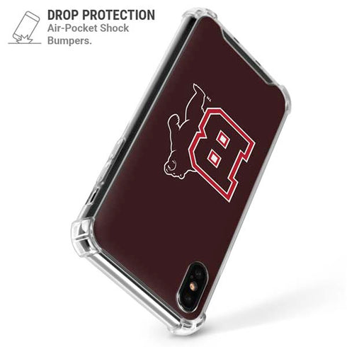 Brown University Bears Logo iPhone X/XS Clear Case