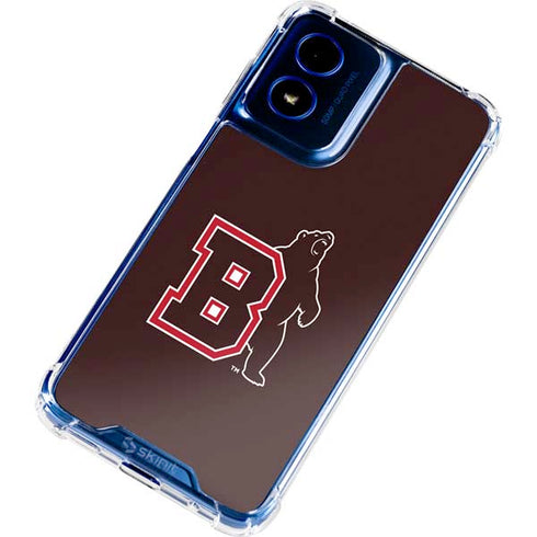 Brown University Bears Logo Moto G Play 4G (2024) Clear Case