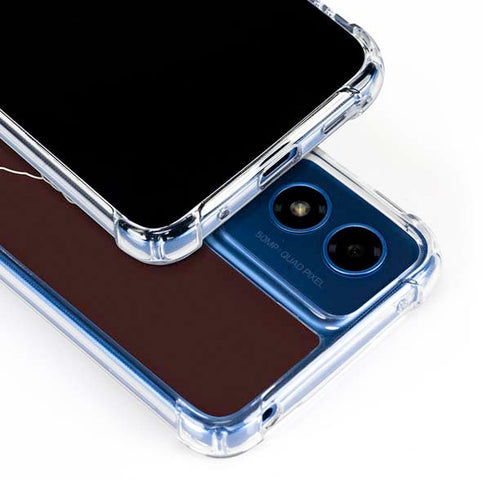 Brown University Bears Logo Moto G Play 4G (2024) Clear Case