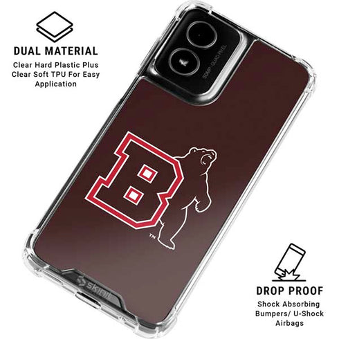 Brown University Bears Logo Moto G Power 5G (2024) Clear Case