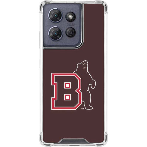 Brown University Bears Logo Moto G Power 5G (2025) Clear Case
