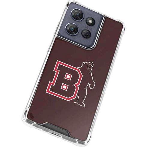 Brown University Bears Logo Moto G Power 5G (2025) Clear Case