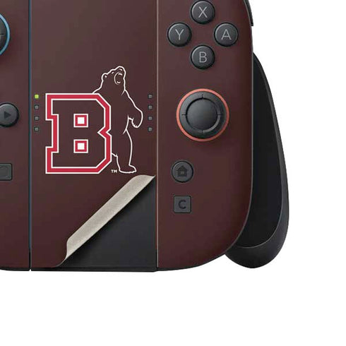 Brown University Bears Logo Nintendo Switch 2 (2025) Joy-Con Controller Skin