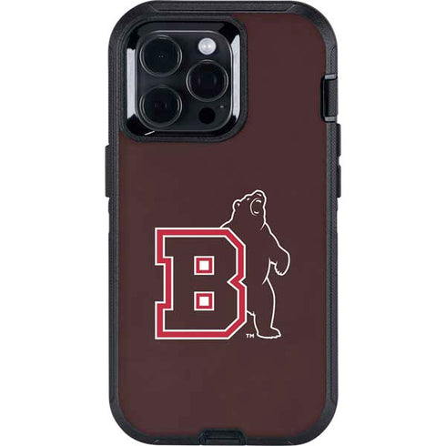 Brown University Bears Logo Otterbox Defender iPhone Skin