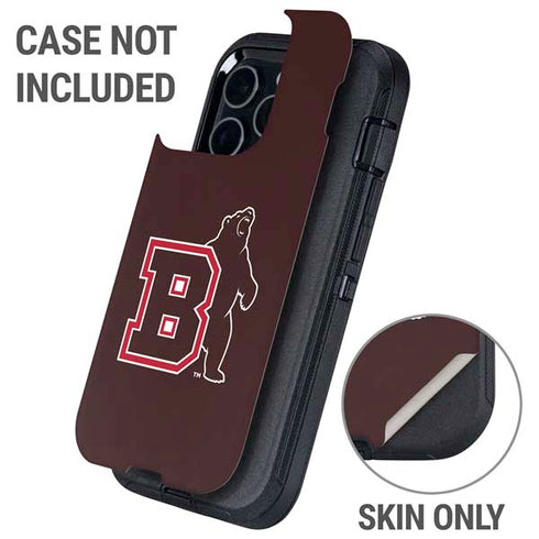 Brown University Bears Logo Otterbox Defender iPhone Skin