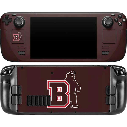Brown University Bears Logo Steam Deck Handheld Gaming Computer OLED Skin