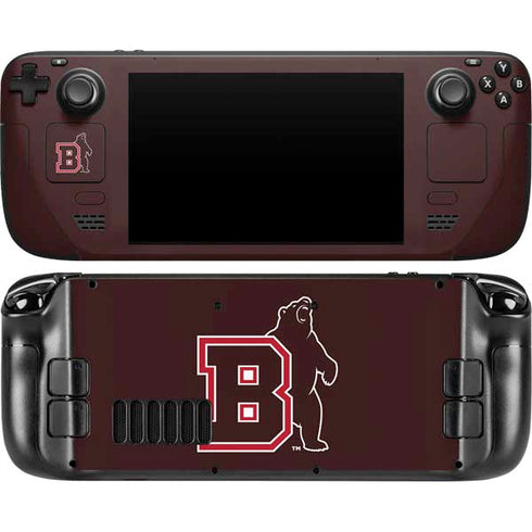 Brown University Bears Logo Steam Deck Handheld Gaming Computer Skin
