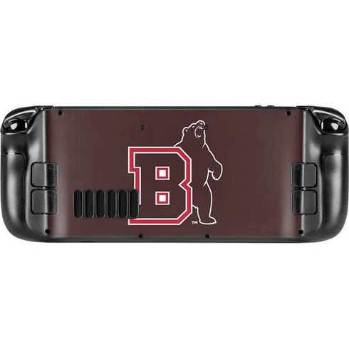 Brown University Bears Logo Steam Deck Handheld Gaming Computer Skin