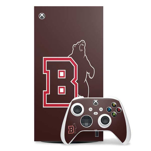 Brown University Bears Logo Xbox Series X Skins