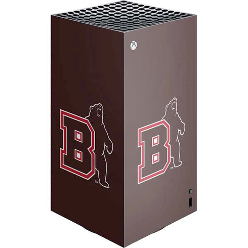Brown University Bears Logo XBox Series X Digital Edition Console Skin