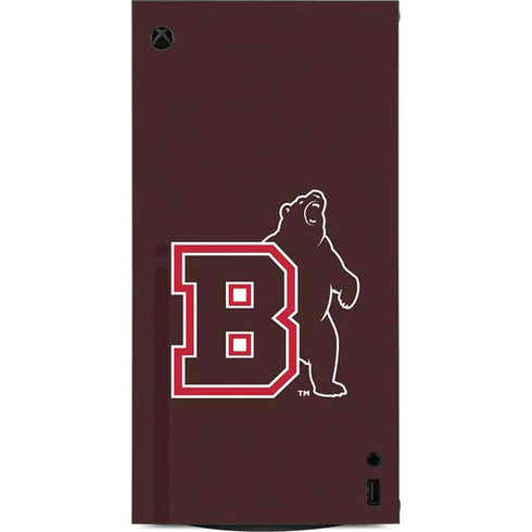 Brown University Bears Logo XBox Series X Digital Edition Console Skin