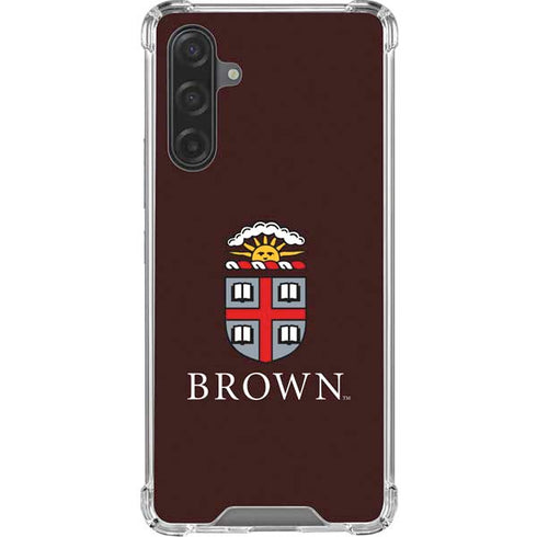 Brown University Primary Logo Galaxy A17 Clear Case