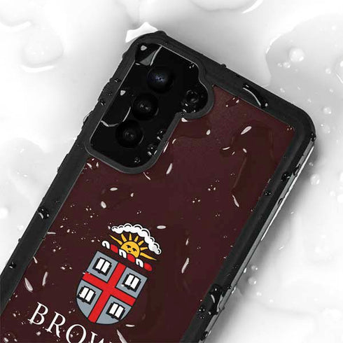 Brown University Primary Logo Galaxy S24 Plus Waterproof Case
