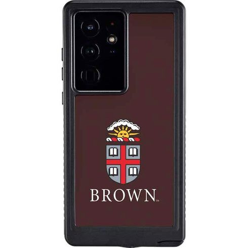 Brown University Primary Logo Galaxy S24 Ultra Waterproof Case