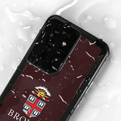 Brown University Primary Logo Galaxy S24 Ultra Waterproof Case