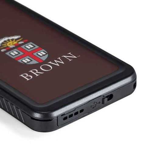 Brown University Primary Logo Galaxy S24 Waterproof Case