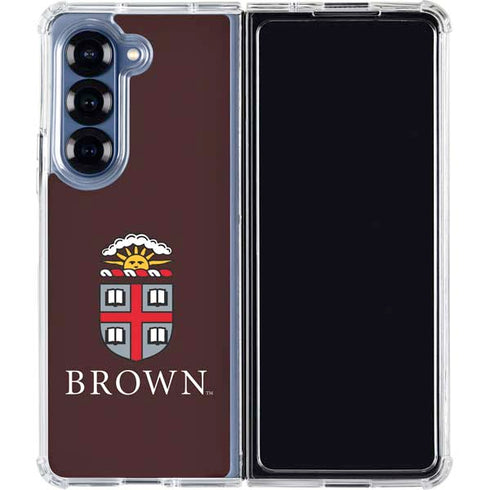 Brown University Primary Logo Galaxy Z Fold6 Clear Case