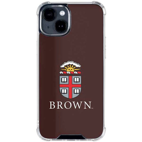 Brown University Primary Logo iPhone 15 Clear Case