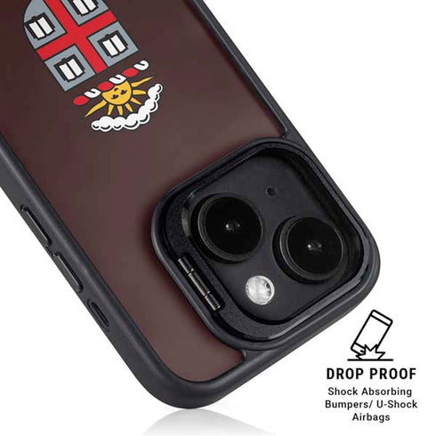 Brown University Primary Logo iPhone 15 Plus Kickstand Case