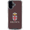 Brown University Primary Logo iPhone 16 Clear Case