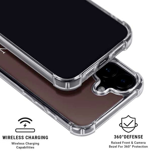 Brown University Primary Logo iPhone 16 Plus Clear Case