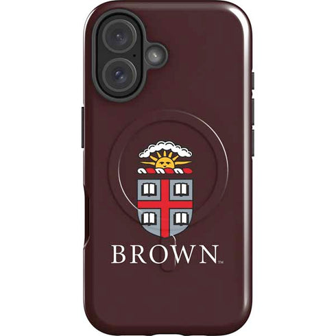 Brown University Primary Logo iPhone 16 Plus Magsafe Impact Case