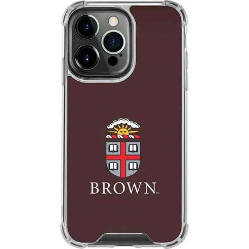 Brown University Primary Logo iPhone 16 Pro Clear Case