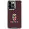 Brown University Primary Logo iPhone 16 Pro Clear Case