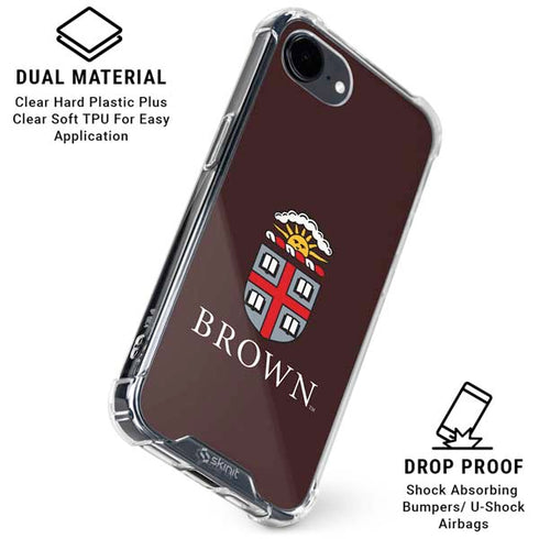 Brown University Primary Logo iPhone 16e Clear Case