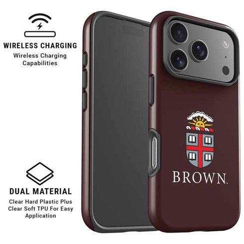 Brown University Primary Logo iPhone 17 Pro Max Magsafe Impact Case