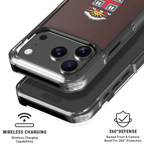 Brown University Primary Logo iPhone 18 Pro Clear Case