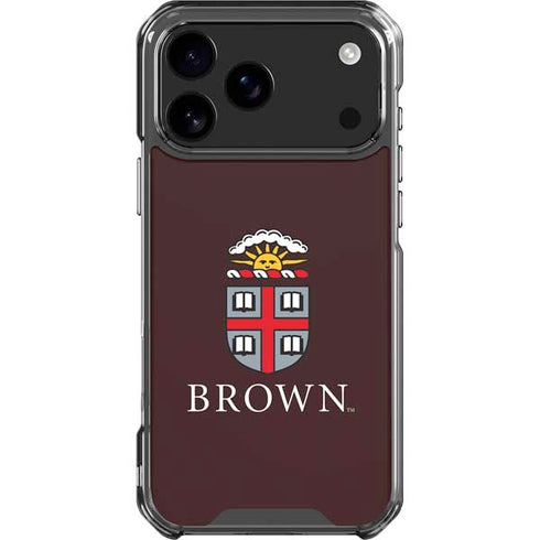 Brown University Primary Logo iPhone 18 Pro Max Clear Case
