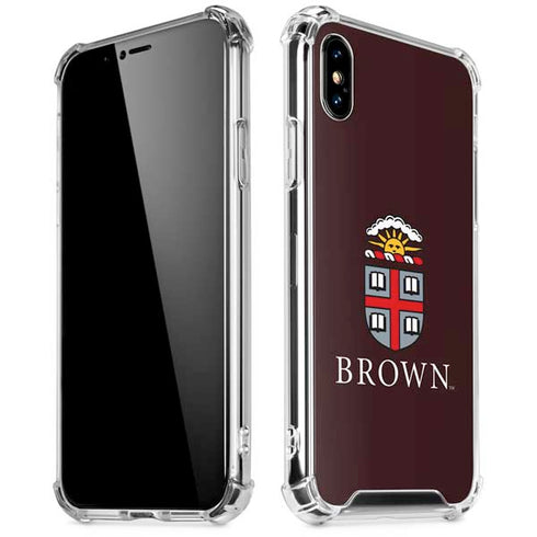 Brown University Primary Logo iPhone X/XS Clear Case
