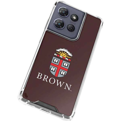 Brown University Primary Logo Moto G 5G (2025) Clear Case