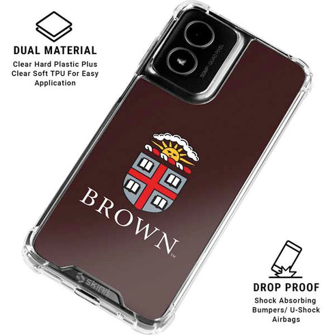 Brown University Primary Logo Moto G Power 5G (2024) Clear Case