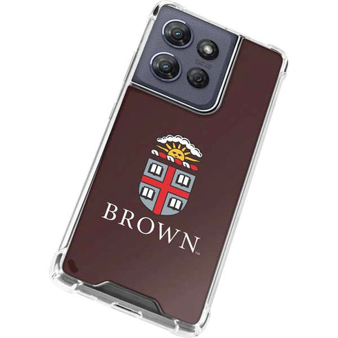 Brown University Primary Logo Moto G Power 5G (2025) Clear Case