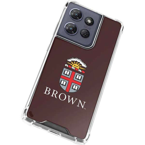Brown University Primary Logo Moto G Stylus 5G (2025) Clear Case