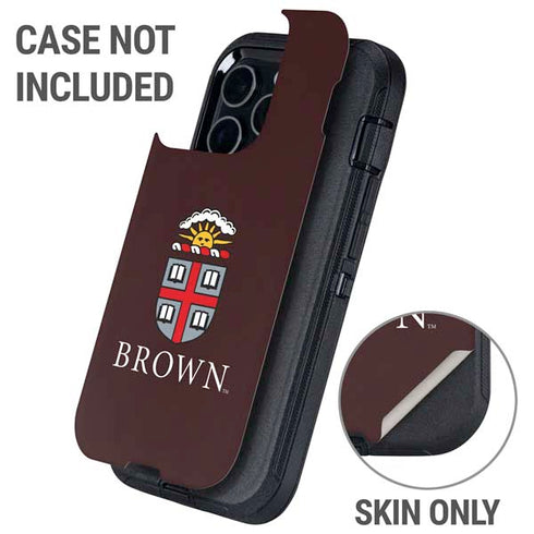 Brown University Primary Logo Otterbox Defender iPhone Skin