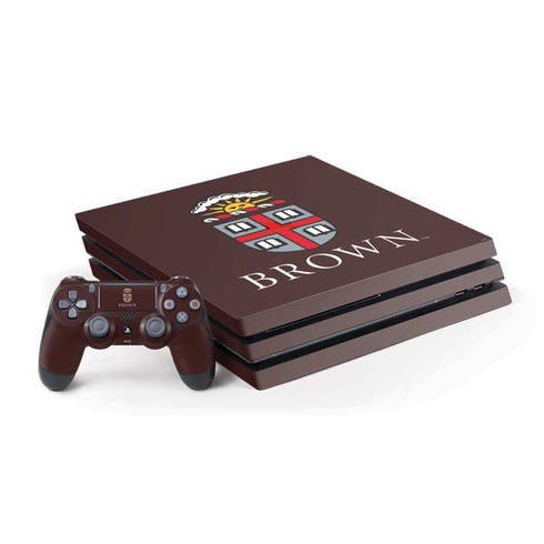 Brown University Primary Logo PlayStation PS4 Skins