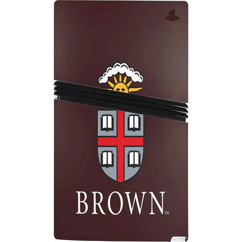 Brown University Primary Logo PS5 Pro Console Skin