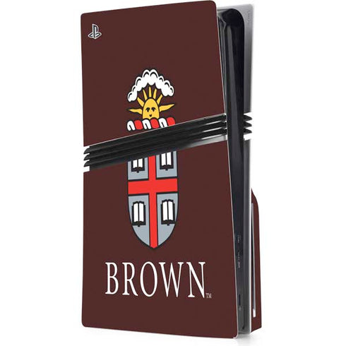 Brown University Primary Logo PS5 Pro Disk Console Skin
